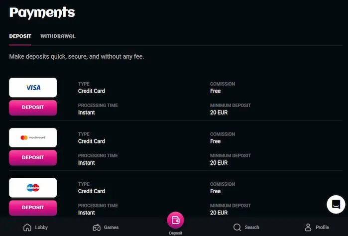 SpinsUp Casino Australia pay